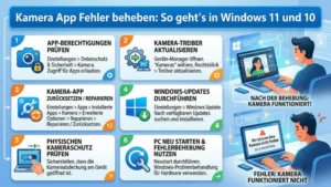 Kamera App Fehler beheben: So geht’s in Windows 11 und 10