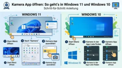 Kamera-App öffnen: So geht’s in Windows 11 und Windows 10
