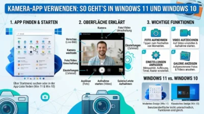 Kamera-App verwenden: So geht’s in Windows 11 und Windows 10