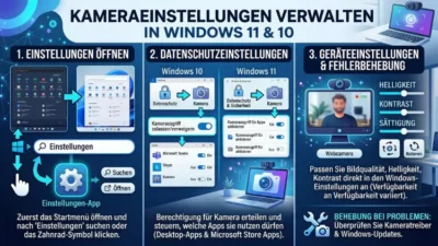 Kameraeinstellungen verwalten: So geht’s in Windows 11 und 10