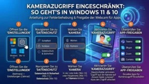 Kamerazugriff eingeschränkt: So geht’s in Windows 11 und 10