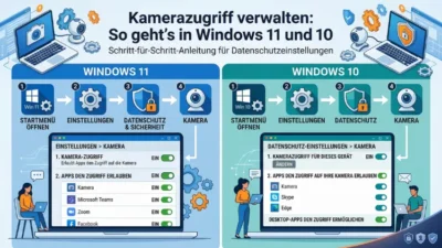 Kamerazugriff verwalten: So geht’s in Windows 11 und 10