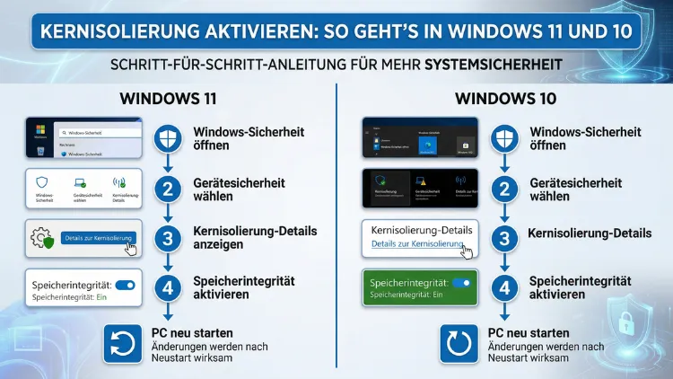 Kernisolierung aktivieren: So geht’s in Windows 11 und 10