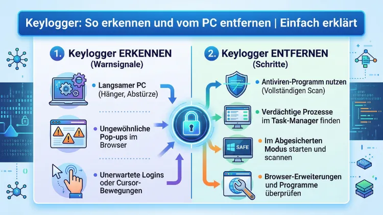 Keylogger: So erkennen und vom PC entfernen | Einfach erklärt