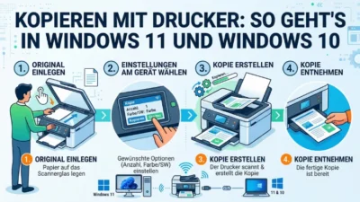 Kopieren mit Drucker: So geht’s in Windows 11 und Windows 10
