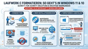 Laufwerk C formatieren: So geht’s in Windows 11 und 10