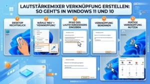 Lautstärkemixer Verknüpfung erstellen: So geht’s in Windows 11 und 10