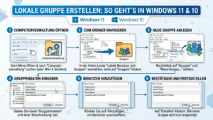 Lokale Gruppe erstellen: So geht’s in Windows 11 und 10