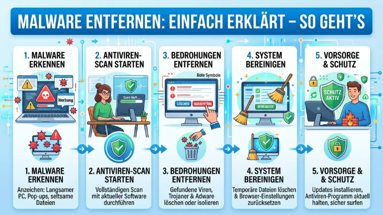 Malware entfernen: Einfach erklärt – so geht’s