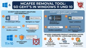 McAfee Removal Tool: So geht’s in Windows 11 und 10