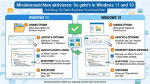 Miniaturansichten aktivieren: So geht’s in Windows 11 und 10