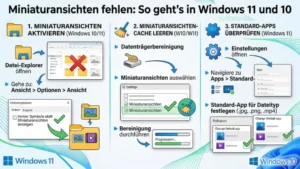 Miniaturansichten fehlen: So geht’s in Windows 11 und 10