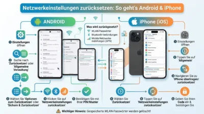 Netzwerkeinstellungen zurücksetzen: So geht’s auf Android und iPhone