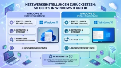 Netzwerkeinstellungen zurücksetzen: So geht’s in Windows 11 und 10