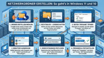 Netzwerkordner erstellen: So geht’s in Windows 11 und 10