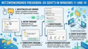 Netzwerkordner freigeben: So geht’s in Windows 11 und 10