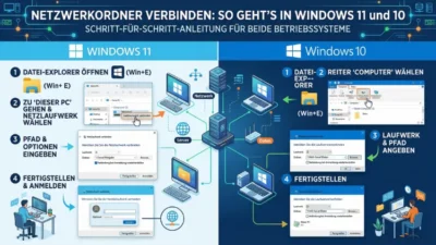 Netzwerkordner verbinden: So geht’s in Windows 11 und 10