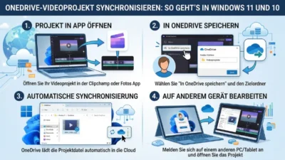 OneDrive-Videoprojekt synchronisieren: So geht’s in Windows 11 und 10