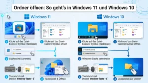 Ordner öffnen: So geht’s in Windows 11 und Windows 10