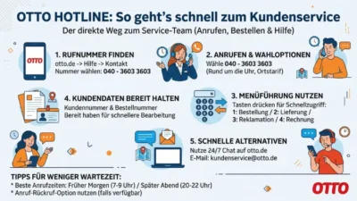 Otto Hotline: So geht’s schnell zum Kundenservice
