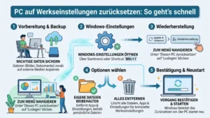 PC auf Werkseinstellungen zurücksetzen: So geht’s schnell