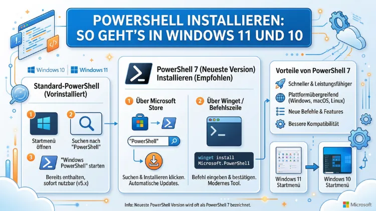 PowerShell installieren: So geht’s in Windows 11 und 10