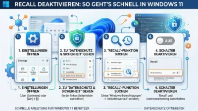 Recall deaktivieren: So geht’s schnell in Windows 11