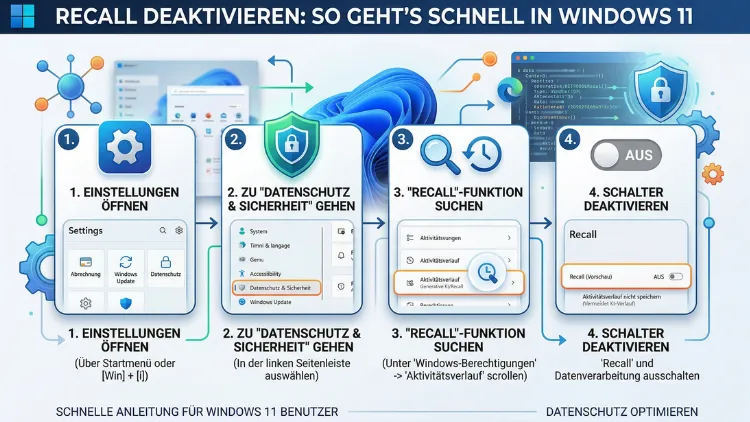 Recall deaktivieren: So geht’s schnell in Windows 11