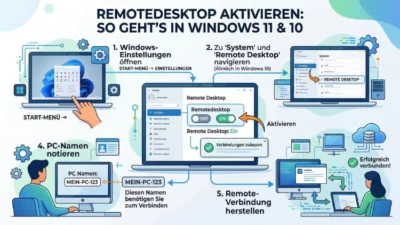 Remotedesktop aktivieren: So geht’s in Windows 11 und 10