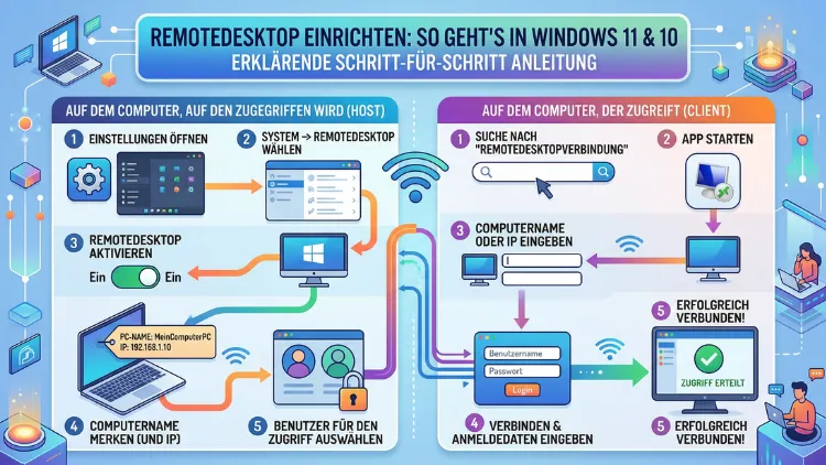 Remotedesktop einrichten: So geht’s in Windows 11 und 10