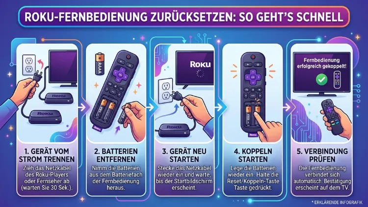 Roku-Fernbedienung zurücksetzen: So geht’s schnell