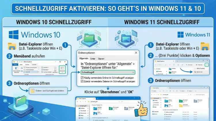 Schnellzugriff aktivieren: So geht’s in Windows 11 und 10