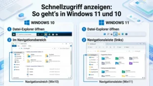 Schnellzugriff anzeigen: So geht’s in Windows 11 und 10