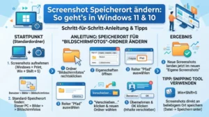 Screenshot Speicherort ändern: So geht’s in Windows 11 und 10
