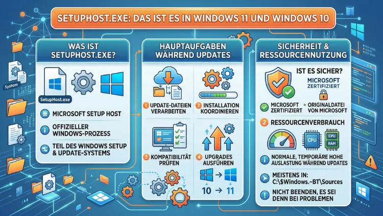 SetupHost.exe: Das ist es in Windows 11 und Windows 10