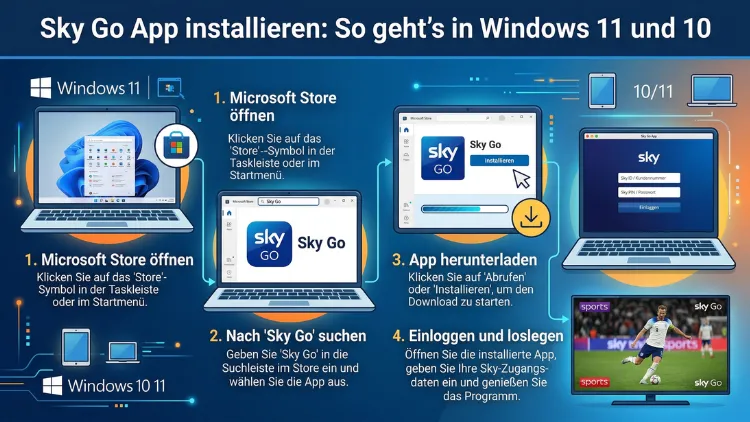 Sky Go Desktop-App installieren: So geht’s in Windows 11 und 10