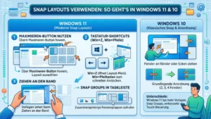 Snap Layouts: So geht’s in Windows 11 und Windows 10