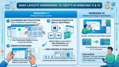 Snap Layouts: So geht’s in Windows 11 und Windows 10