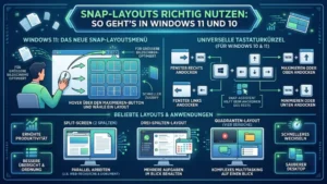 Snap-Layouts richtig nutzen: So geht’s in Windows 11 und 10