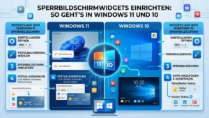Sperrbildschirmwidgets einrichten: So geht’s in Windows 11 und 10
