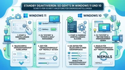 Standby deaktivieren: So geht’s in Windows 11 und 10