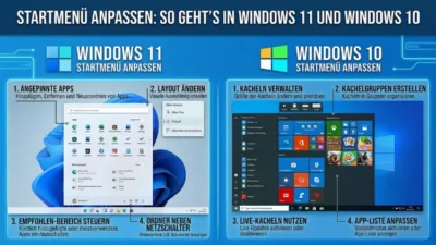 Startmenü anpassen: So geht’s in Windows 11 und Windows 10