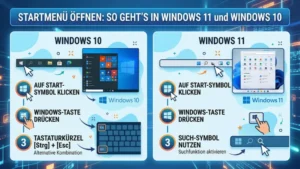 Startmenü öffnen: So geht’s in Windows 11 und Windows 10