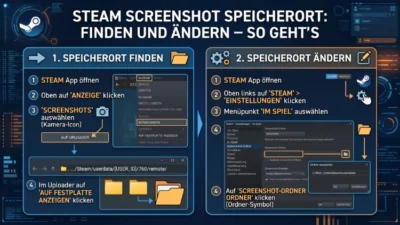 Steam: Screenshot Speicherort finden und ändern – so geht’s