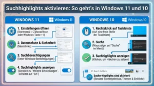 Suchhighlights aktivieren: So geht’s in Windows 11 und 10