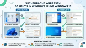 Suchsprache anpassen: So geht’s in Windows 11 und Windows 10