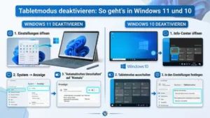Tabletmodus deaktivieren: So geht’s in Windows 11 und 10