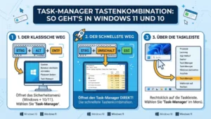 Task-Manager Tastenkombination: So geht’s in Windows 11 und 10