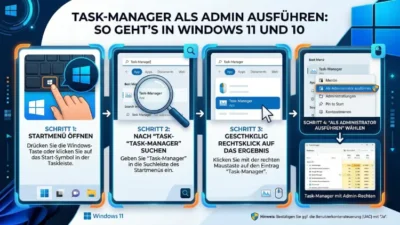 Task-Manager als Admin ausführen: So geht’s in Windows 11 und 10