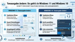 Tonausgabe ändern: So geht’s in Windows 11 und Windows 10